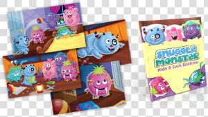 Snuggle Monster Children S Sleepytime Book And Plush   Snuggle Monster Book  HD Png Download