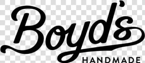 Boyds Logo   Calligraphy  HD Png Download