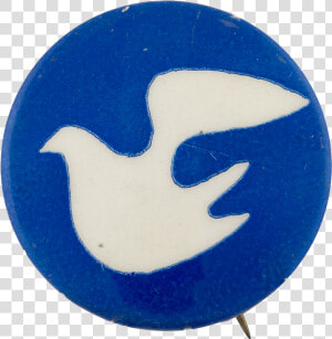 Peace Dove Dark Blue Cause Button Museum   Crescent  HD Png Download