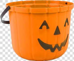 Halloween Pumpkin Bucket   Transparent Pumpkin Bucket Png  Png Download