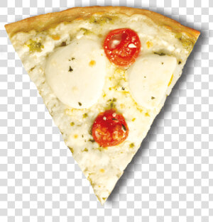 Pesto And Fresh Mozzarella Pizza Pizza Slice   Pizza Cheese  HD Png Download