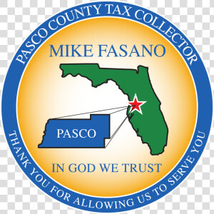 Mike Fasano Pasco County Tax Collector   Pasco County Tax Collector Logo  HD Png Download