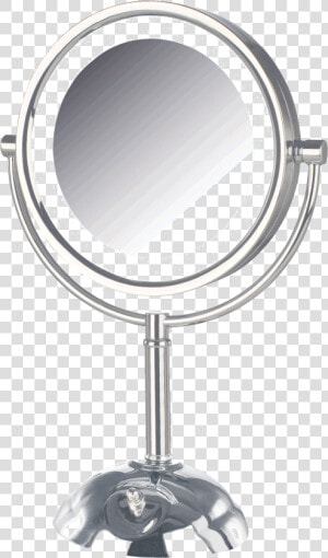 Polished Chrome   Led Lighted Mirror  HD Png Download