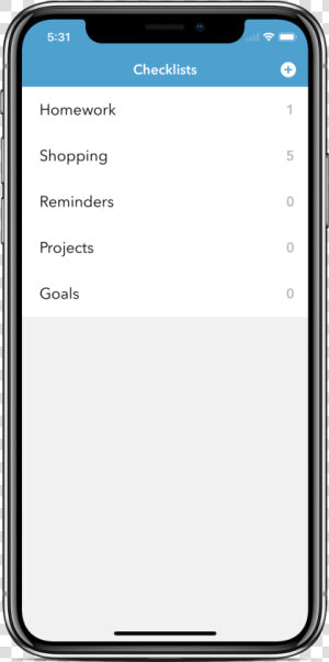 Iphone Png Checklist Minimalist Reminders App Swift   Iphone 10 Transparent Png  Png Download
