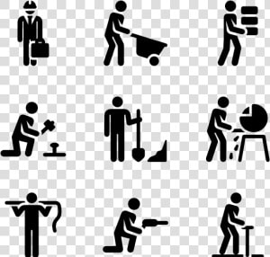 Construction Workers   Worker Icon  HD Png Download