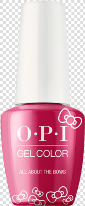 Opi Gelcolor  Hello Kitty Collection  Hpl04  All About   Opi A Kiss On The Chic Gel  HD Png Download