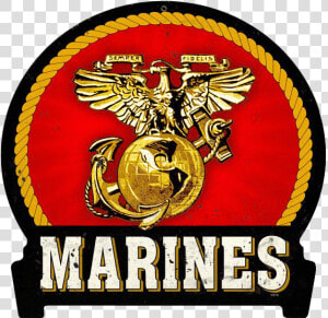 Marines Round Banner Sign   Marine Sign  HD Png Download