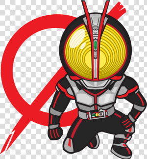 Thumb Image   Kamen Rider Faiz Chibi  HD Png Download