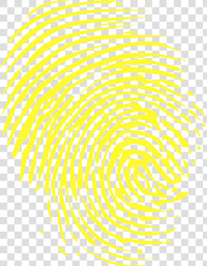 Thumb Print Png   Yellow Thumbprint  Transparent Png