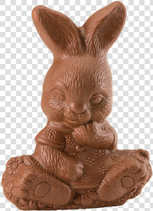 Chocolate Nicole Bunny Is Available In Milk Chocolate   Figurine  HD Png Download