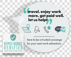 Onestaff Medical  Gypsy Nurse Verified Travel Nursing   Travel Out There  HD Png Download