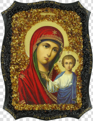 Orthodox Icon Kazan Mother Of God   Maria  HD Png Download