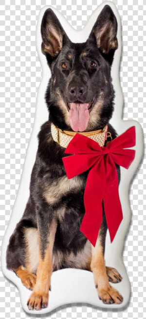 German Shepherd Christmas Pillow   Old German Shepherd Dog  HD Png Download