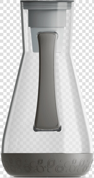 64 Oz Water Pitcher Grey With Filter Class   Decanter  HD Png Download