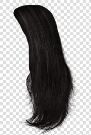 Mens Hair Png   Long Black Hair Png  Transparent Png