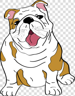 English Bulldog Design By Animalcreations   Dog Yawns  HD Png Download