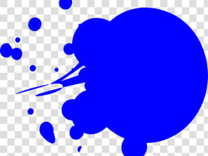 Dots Clipart Splotch   Blue Paint Splash Clipart  HD Png Download