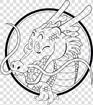 Shenron Dragon Ball Z Chibi Coloring Pages Best   Dragon Ball Dragon Logo  HD Png Download