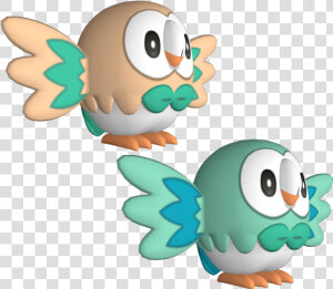 Download Zip Archive   Rowlet Model Sheet  HD Png Download