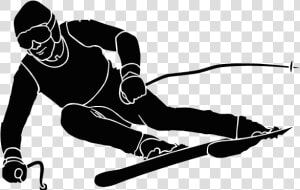 Alpine Skiing Clip Art   Alpine Ski Clipart  HD Png Download