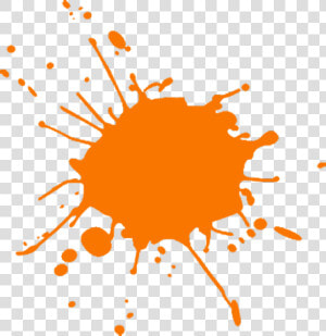  orange  paint  splat  remixit   Paint Splash Vector Png  Transparent Png