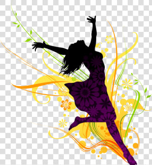 Dance Girl Png Clipart   Physical Education Dance Design  Transparent Png