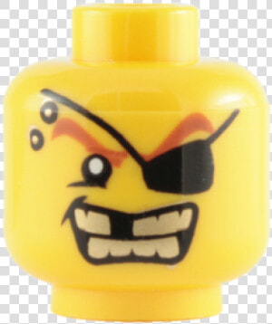 Buy Lego Minifigure Head With Eye Patch And Gold Teeth   Lego Minifigure Head Png  Transparent Png