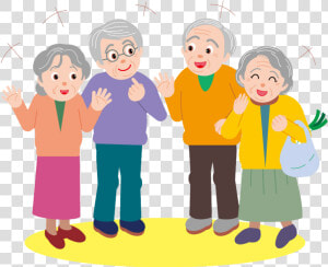 Old People Party Png   Elderly Clipart Png  Transparent Png