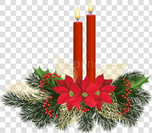 Transparent Clipart Weihnachten Kostenlos   Transparent Christmas Candles Clipart  HD Png Download