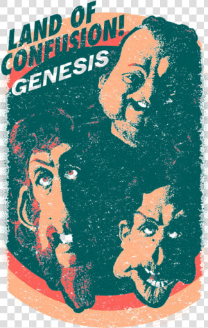 Genesis Land Of Confusion T Shirt  HD Png Download