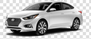 2018 Hyundai Accent Limited   Silver Hyundai Elantra 2017  HD Png Download