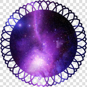  galaxy  circle  space  cutout  stars  purple  border   Jackson Wang Icons Circle  HD Png Download