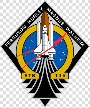 Sts 135 Patch   Sts 135 Mission  HD Png Download