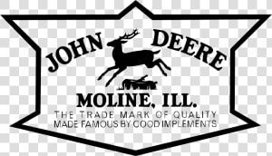 John Deere Moline Logo Png Transparent   John Deere Logo 1936  Png Download