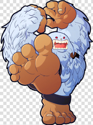 Mighty Sasquatch 2 Gn3   Sasquatch Capcom  HD Png Download