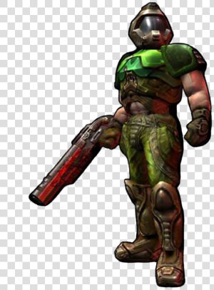 Doom 3 Master Chief Doomguy   Doomguy Doom Slayer  HD Png Download