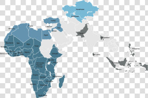 Population Growth Map Of Africa  HD Png Download