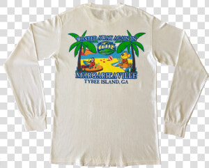 Margaritaville Tshirt Ls White Back  HD Png Download