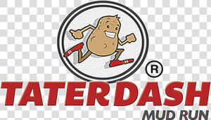 6th Annual Tater Dash Mud Run July 20th    Cartoon  HD Png Download