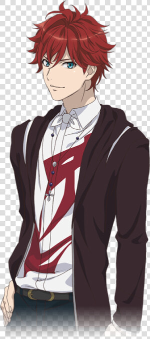 Lindo Tachibana  Dance With Devils Red Hair Anime Guy    Anime Boy With Red Hair  HD Png Download