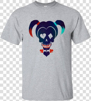 Suicide Squad Shirt Harley   Suicide Squad Harley Quinn Skull  HD Png Download