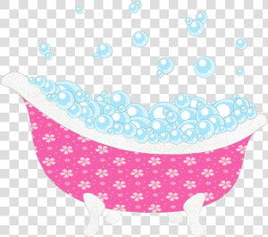  bubblebath  bubbles  bath  bathtub  tub  relax  unwind   Transparent Background Bathtub With Bubbles Clipart  HD Png Download