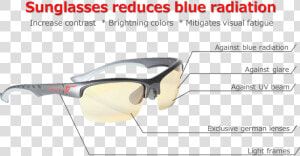 Protect Your Eyes With Gaming Glasses   Technically The Glass Is Always  HD Png Download