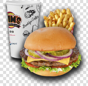 Burger Meal   Cheeseburger  HD Png Download