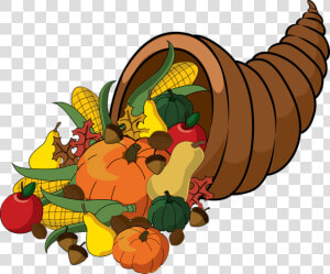 Clip Art Of A Cornucopia Photo Credit Dixie Allan   Cornucopia Clip Art Free  HD Png Download