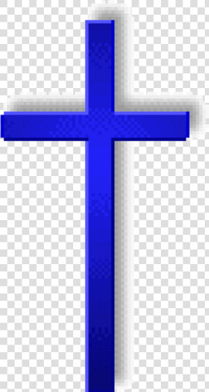 Blue Baptism Cross Clipart   Cross  HD Png Download