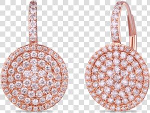 K Rose Diamond   Earring Diamond Jewellery Png  Transparent Png