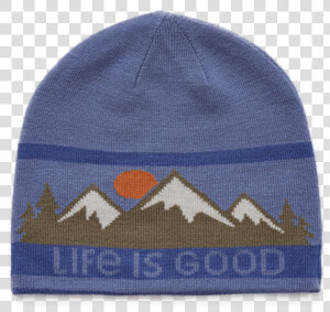 Mountain Scenic Reversible Life Is Good Beanie   Beanie  HD Png Download