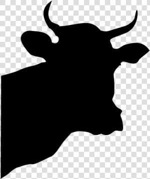 Cattle The Laughing Cow Logo Kiri   Cow Head Silhouette Png  Transparent Png