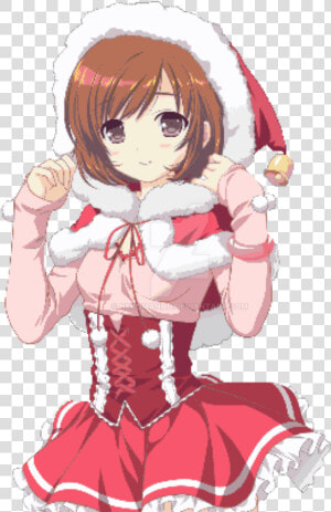 Christmas Light Yagami Lamperouge Manga   Anime Girl Santa Claus  HD Png Download